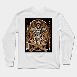 riders skull Long Sleeve T-Shirt